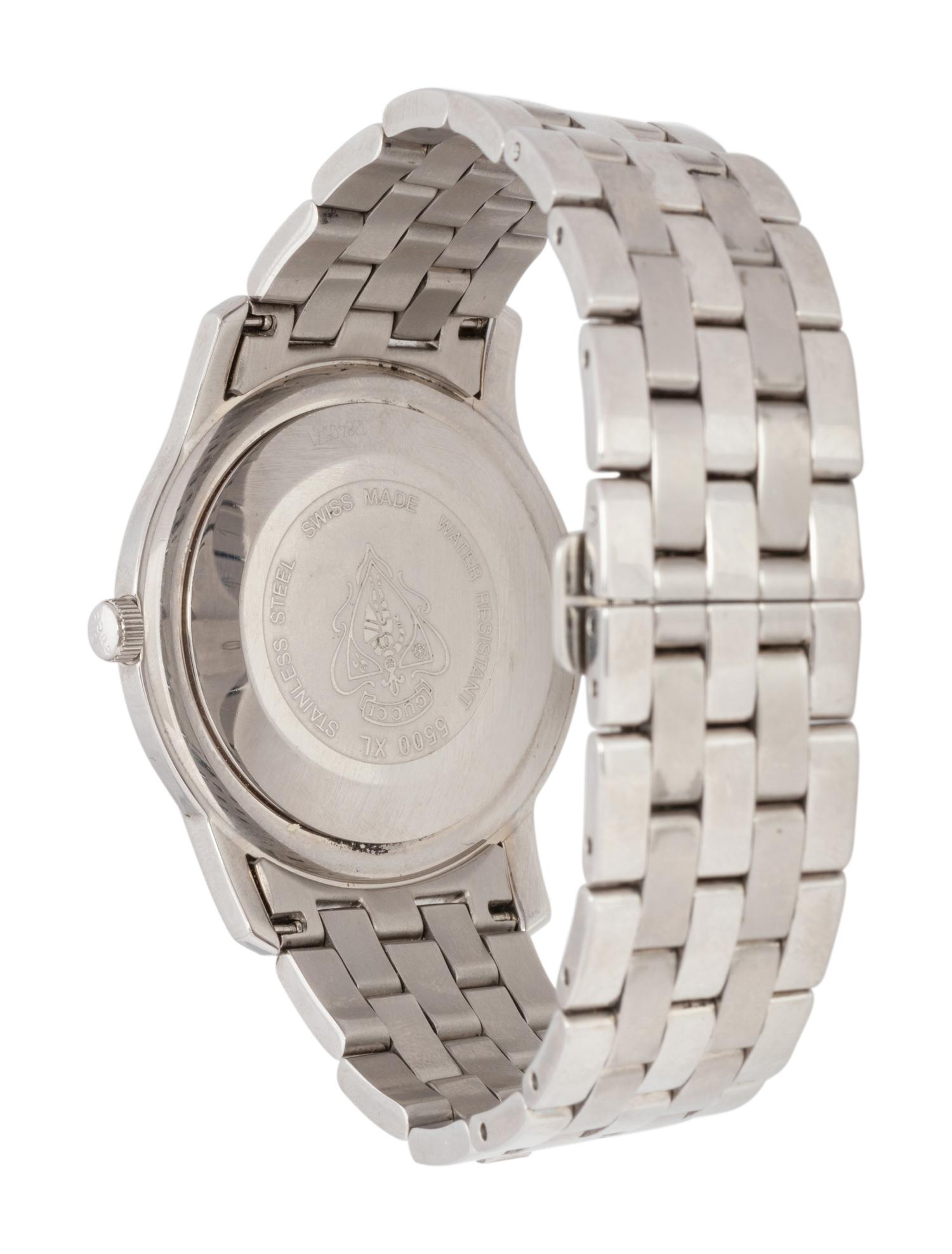 Gucci Stainless Steel 5500 XL Unisex Wrist Watch