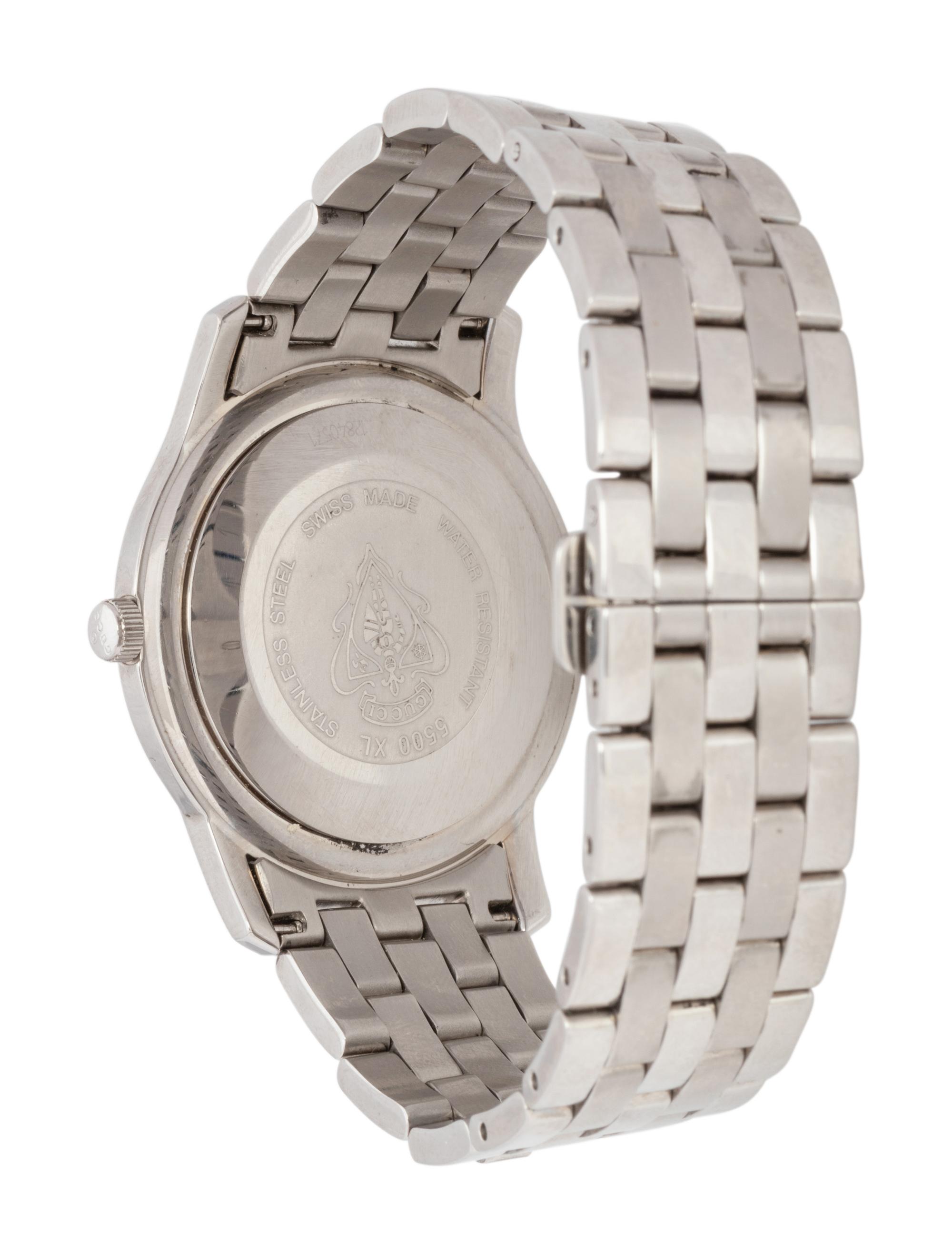 Gucci Stainless Steel 5500 XL Unisex Wrist Watch