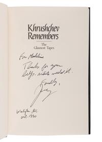 RUSSIAN LEADERS A group of 10 works, most FIRST EDITIONS, several INSCRIBED TO SECRETARY ALBRIGHT: