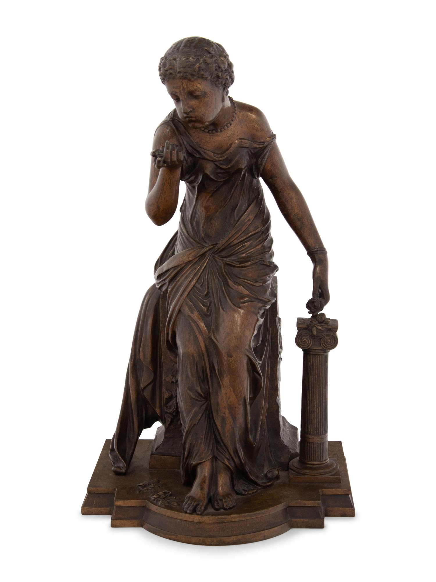 A French Bronze Figure of a Neoclassical Woman
