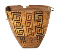 Salish Imbricated Storage Basket