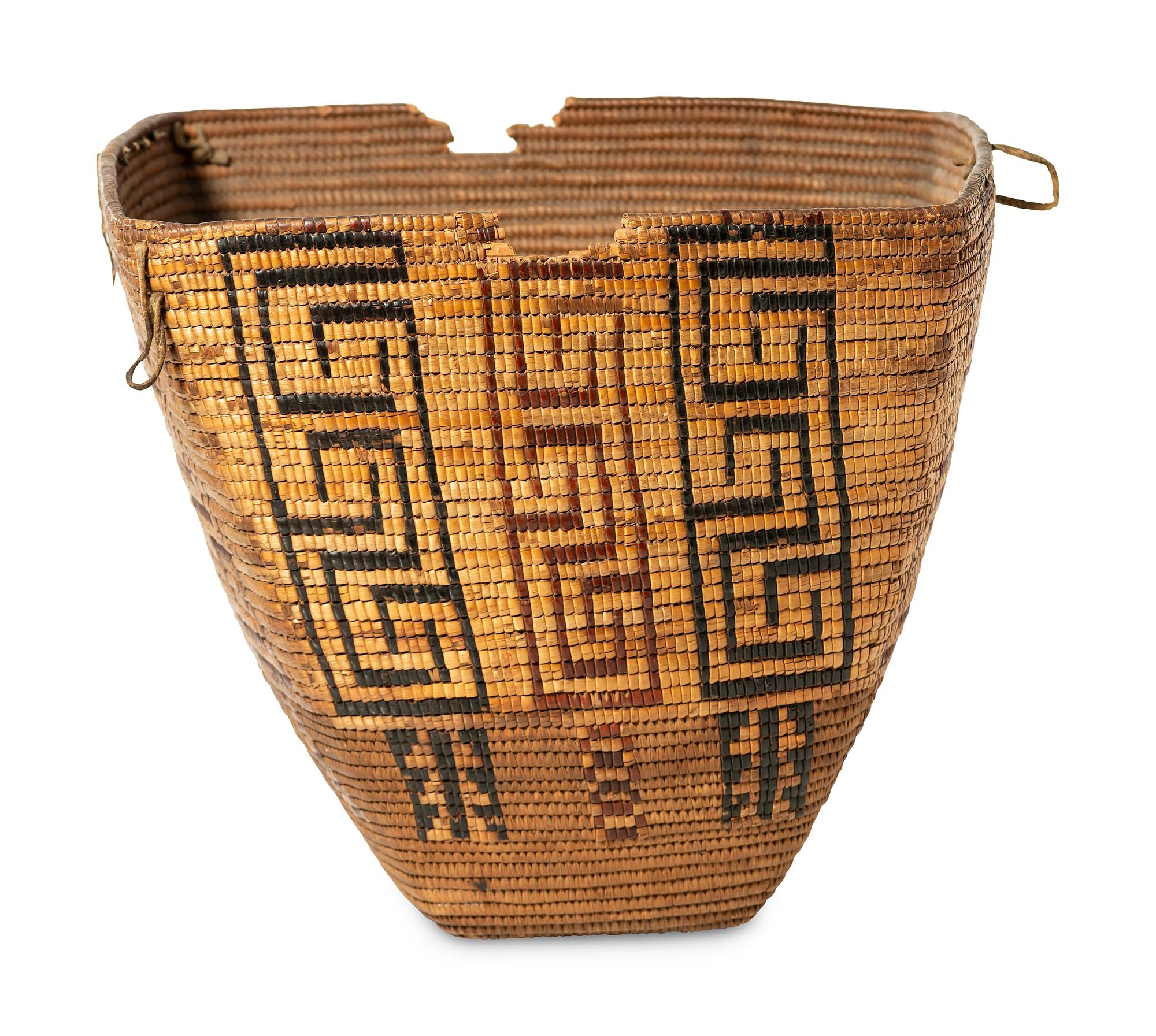 Salish Imbricated Storage Basket