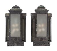 A Pair of Art Deco Exterior Sconces