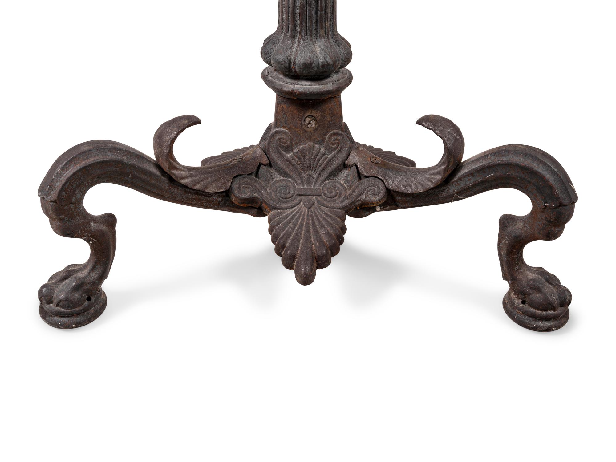 An Etruscan Revival Cast Metal Torchere