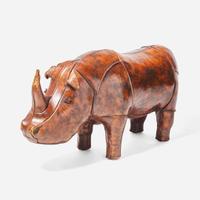 Dimitri Omersa (1927-1985) Rhinoceros Footstool, Omersa & Co., UK, circa 1965
