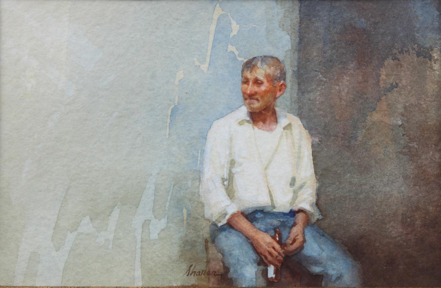 William Sharer 5 3/8 x 8 3/8 inches — (American, b. 1934)