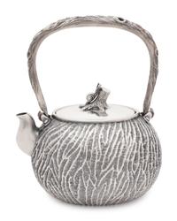 A Japanese Silver Kettle
