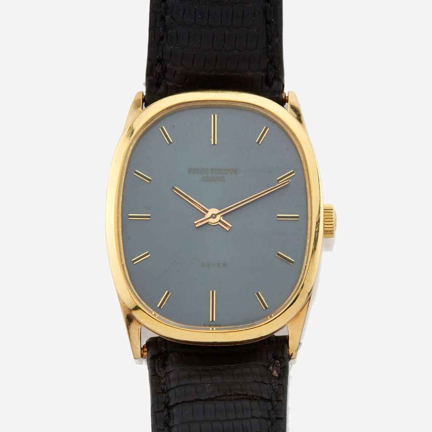 A gold, oval wristwatch, Patek Philippe, Ellipse Beyer, Ref. 3546
