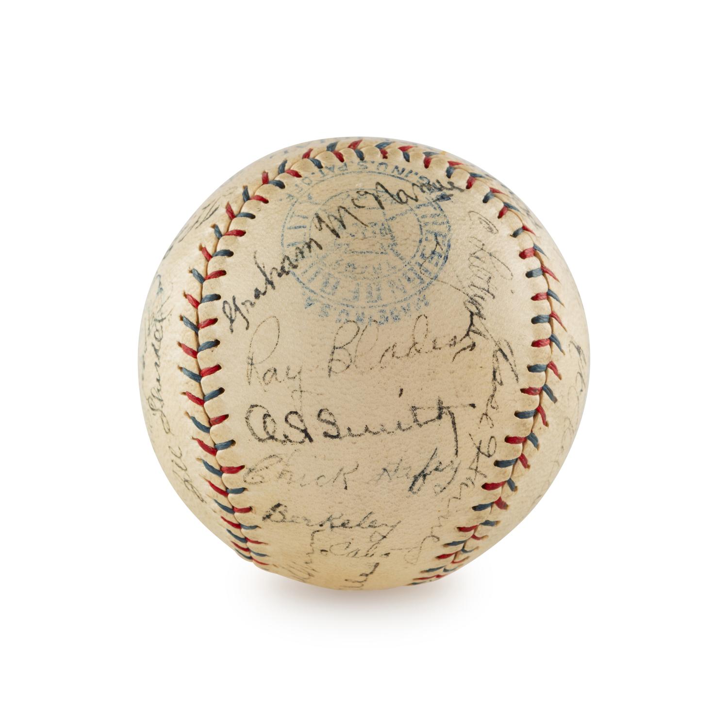 A 1928 St. Louis Cardinals Team Signed Autograph Baseball (Beckett Authentication Services)