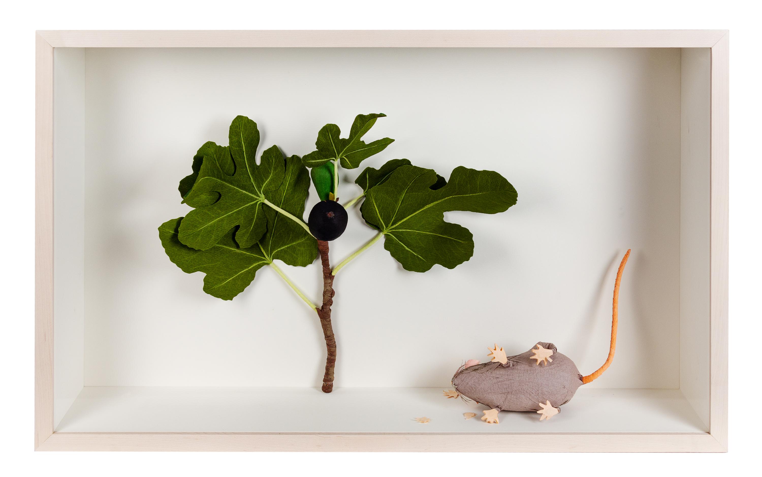 Artist Unknown, (American, 20th/21st century), Untitled (Mouse and Plant - Hinged)