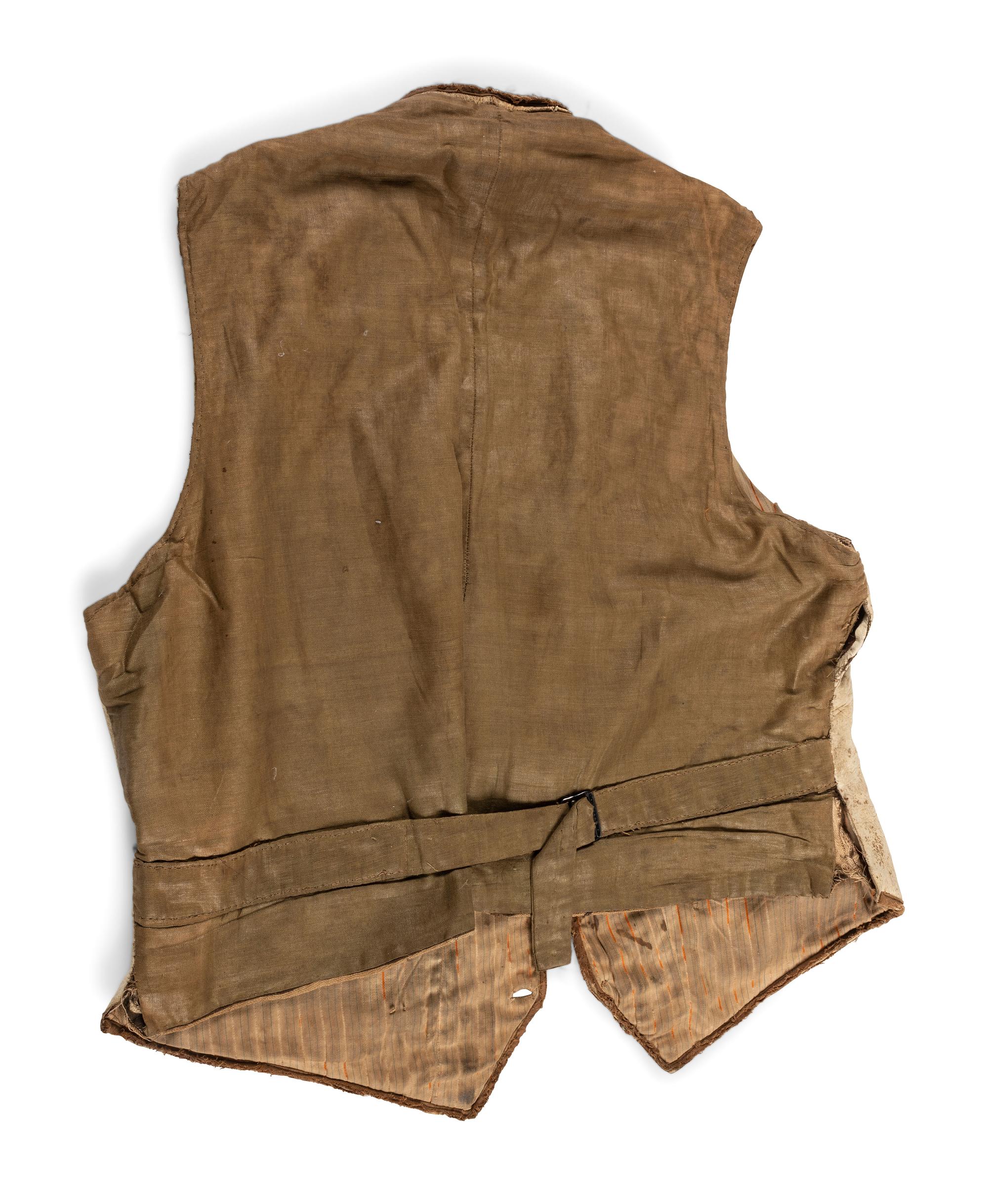 Sioux Beaded Hide Vest, Belonging to Dewey Beard of Pine Ridge
