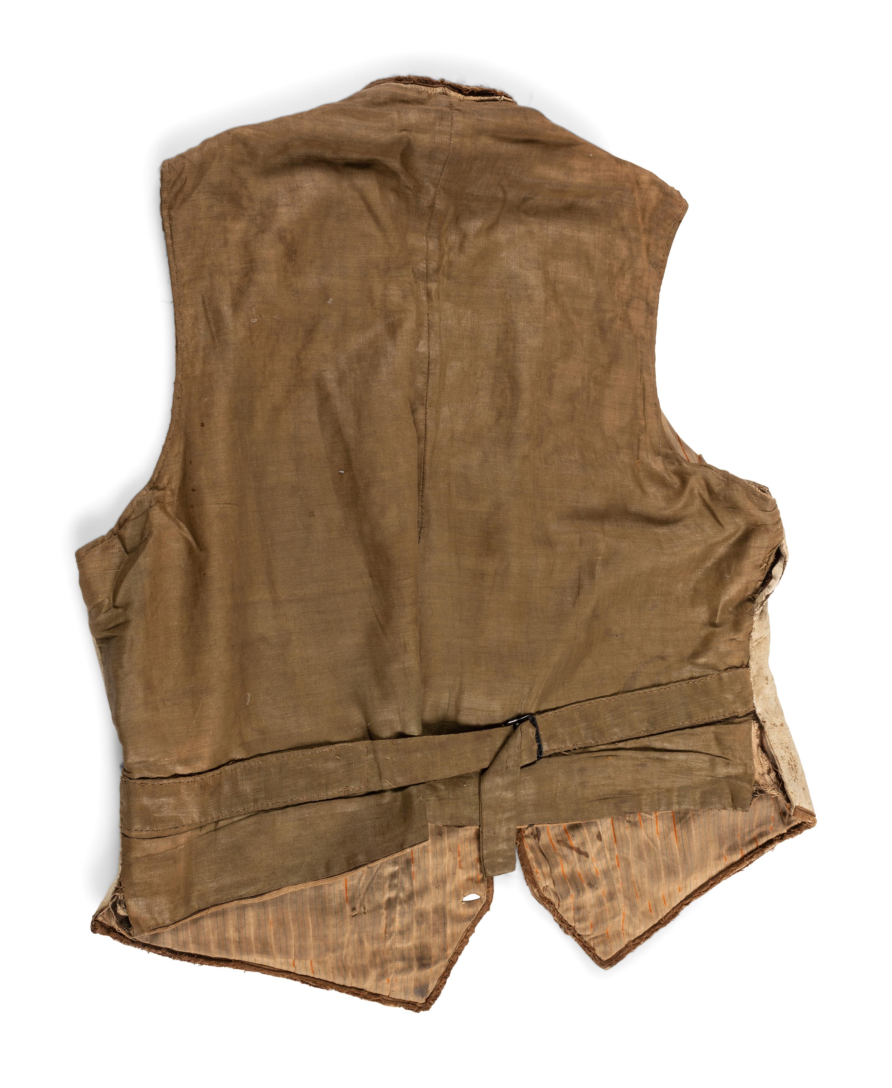 Sioux Beaded Hide Vest, Belonging to Dewey Beard of Pine Ridge