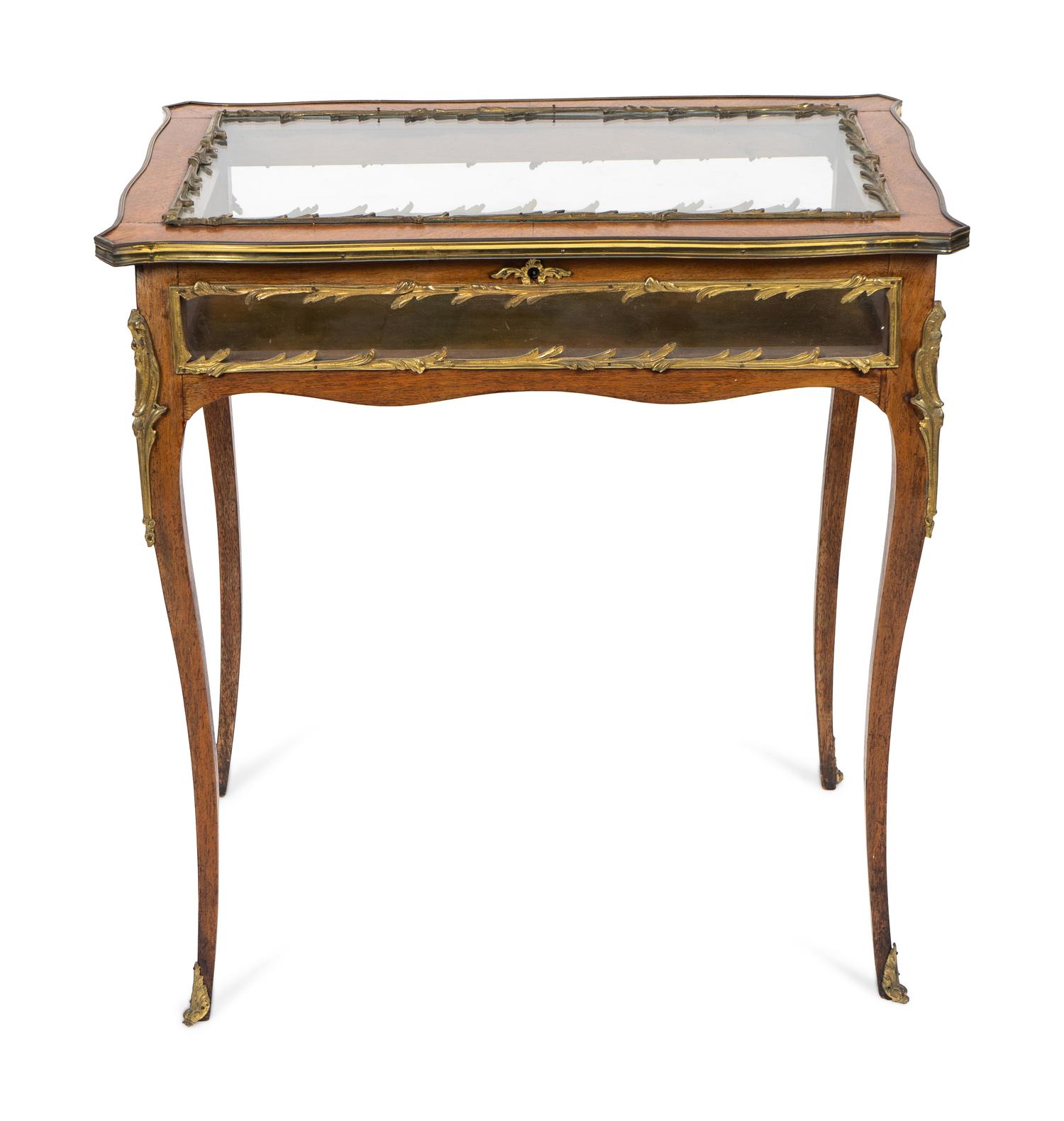 A Louis XV Style Vitrine Table — EARLY 20TH CENTURY