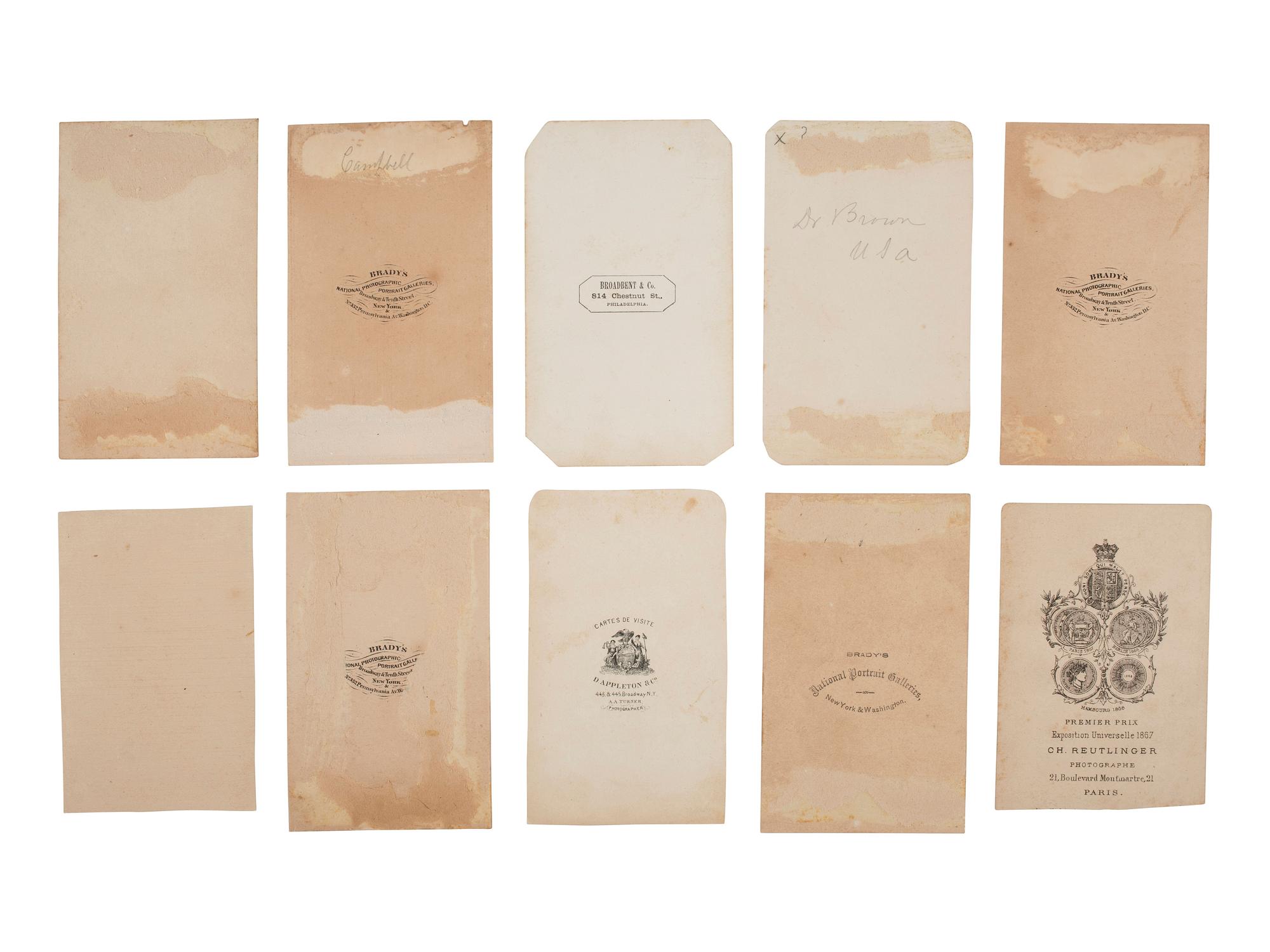 [CIVIL WAR - WESTERN THEATER]. A group of 20 CDVs of Union generals and officers, incl. Sherman, Halleck, Sturgis, & Lyon.