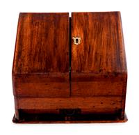 A Victorian Mahogany Letter Box