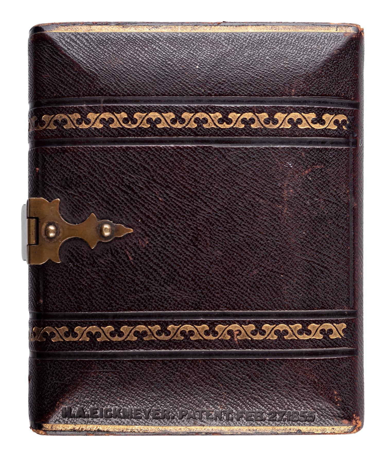 [CALIFORNIA]. -– [GOLD RUSH.] Sixth plate ambrotype of Edward Wright. Marysville, CA: J. Ruth's Gallery, ca 1856.