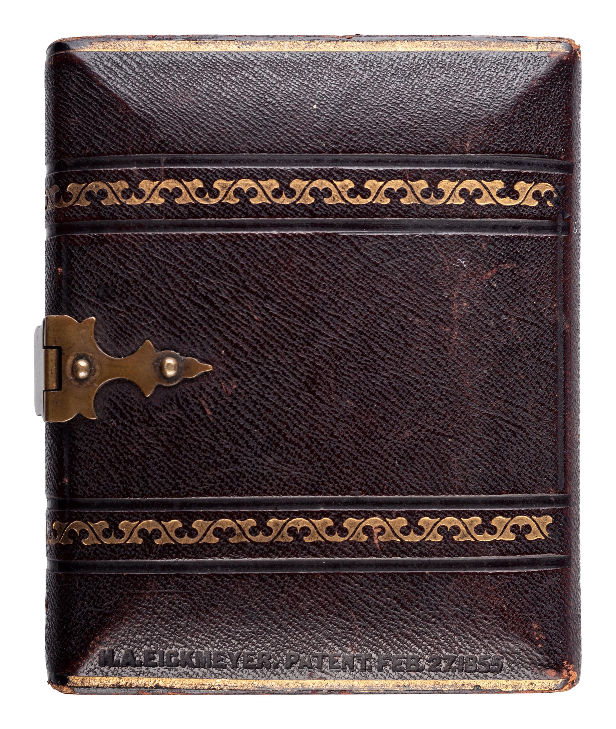 [CALIFORNIA]. -– [GOLD RUSH.] Sixth plate ambrotype of Edward Wright. Marysville, CA: J. Ruth's Gallery, ca 1856.