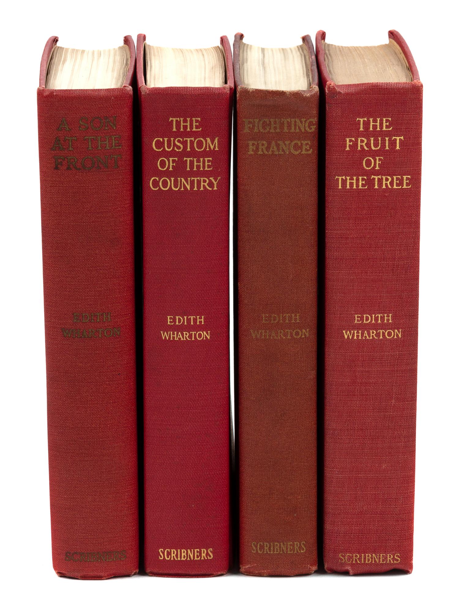 [WHARTON, Edith (1862-1937)]. A group of 4 works, comprising: