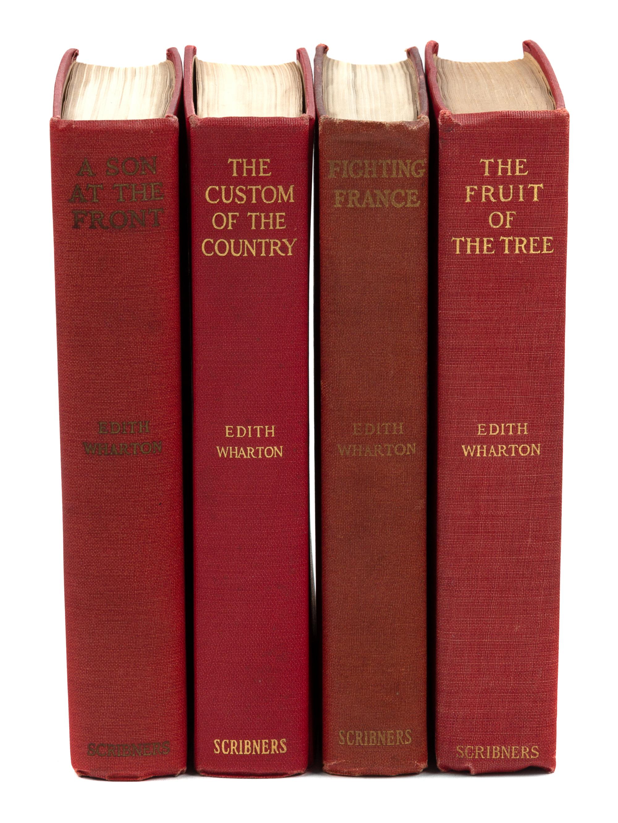 [WHARTON, Edith (1862-1937)]. A group of 4 works, comprising: