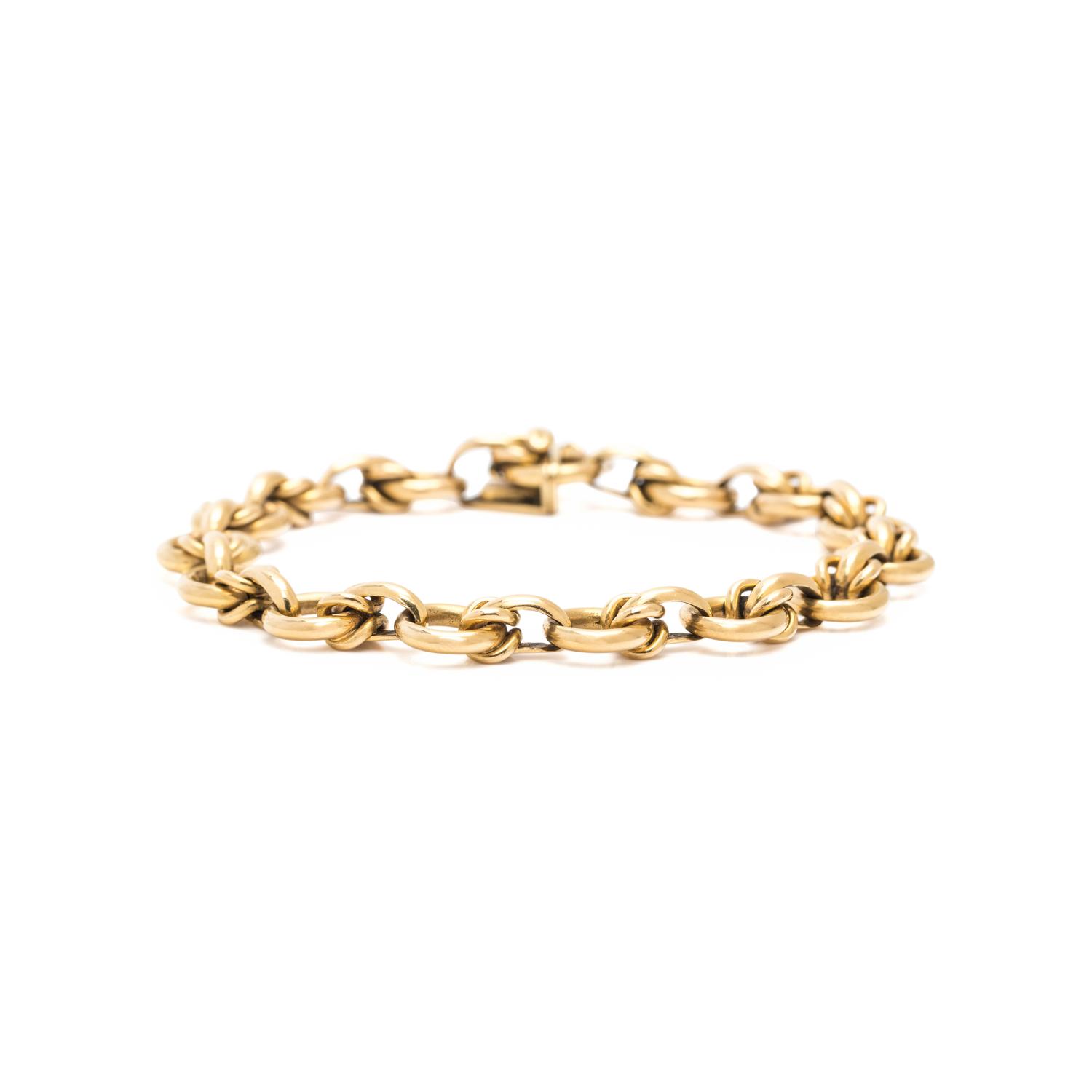 TIFFANY & CO., ITALY, YELLOW GOLD BRACELET