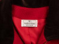 Three Red Designer Jackets, Valentino and YSL