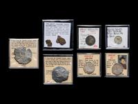 [SPAINISH EMPIRE] A Collection of Nine Silver Coins