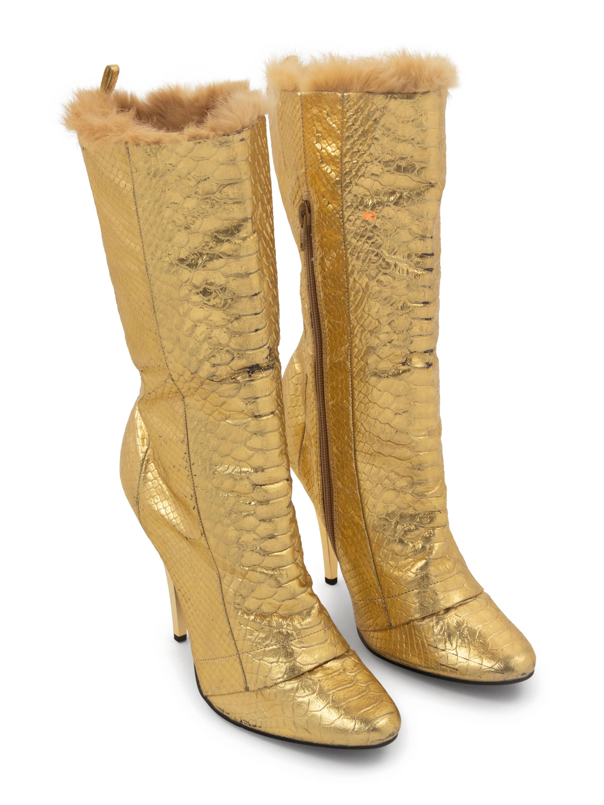 Three Pairs of Shoes and One Pair of Boot, Including Lacroix, 1990-2000s