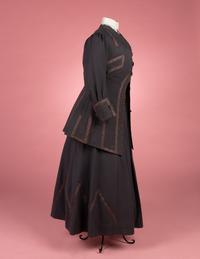 Three-Piece Wool Walking Suit, 1900-10s