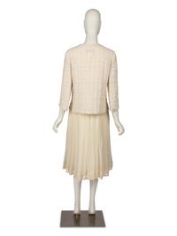 Chanel White Jacket and Dress Ensemble, Cruise 2006