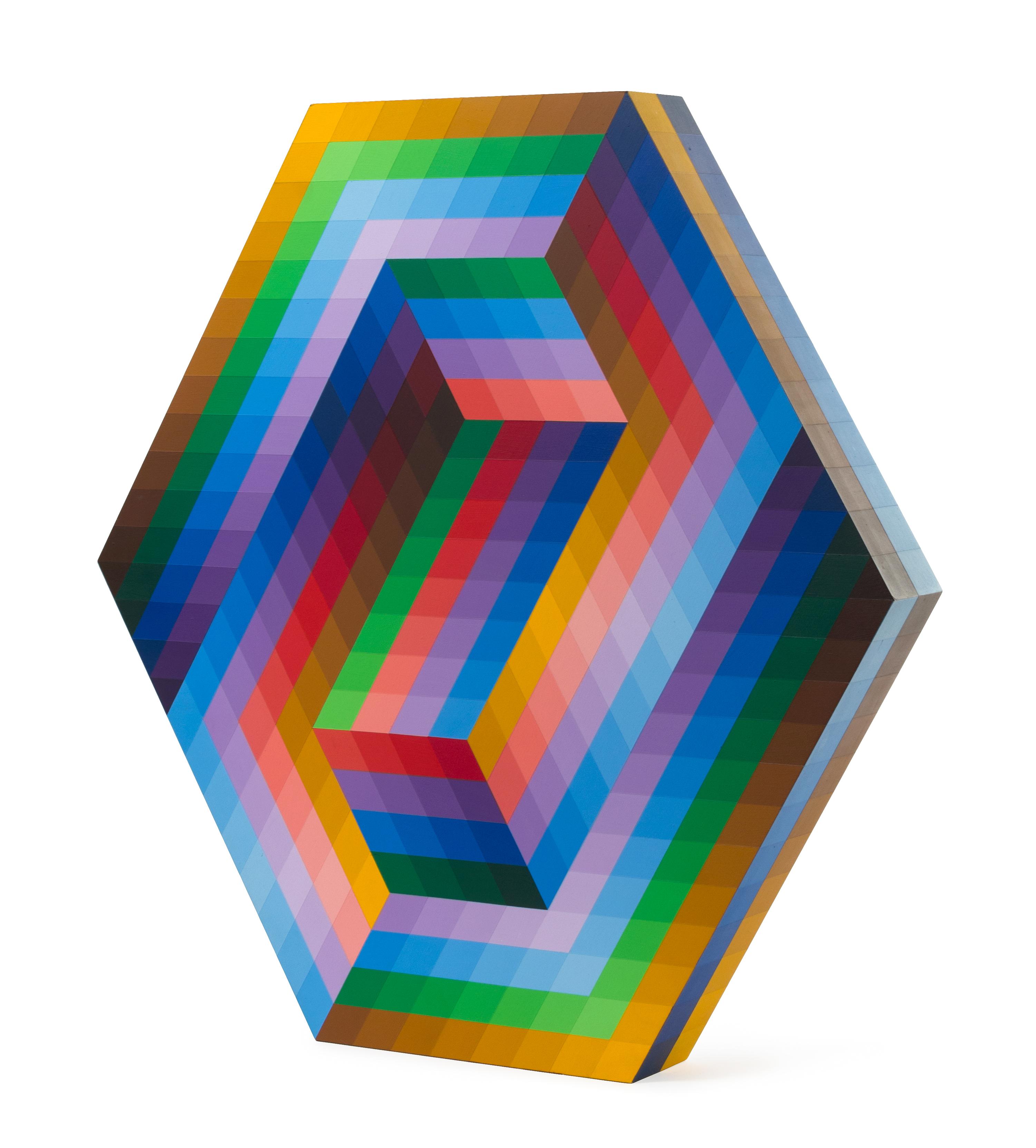 Victor Vasarely, (French/Hungarian, 1906-1997), Kedzi, 1990