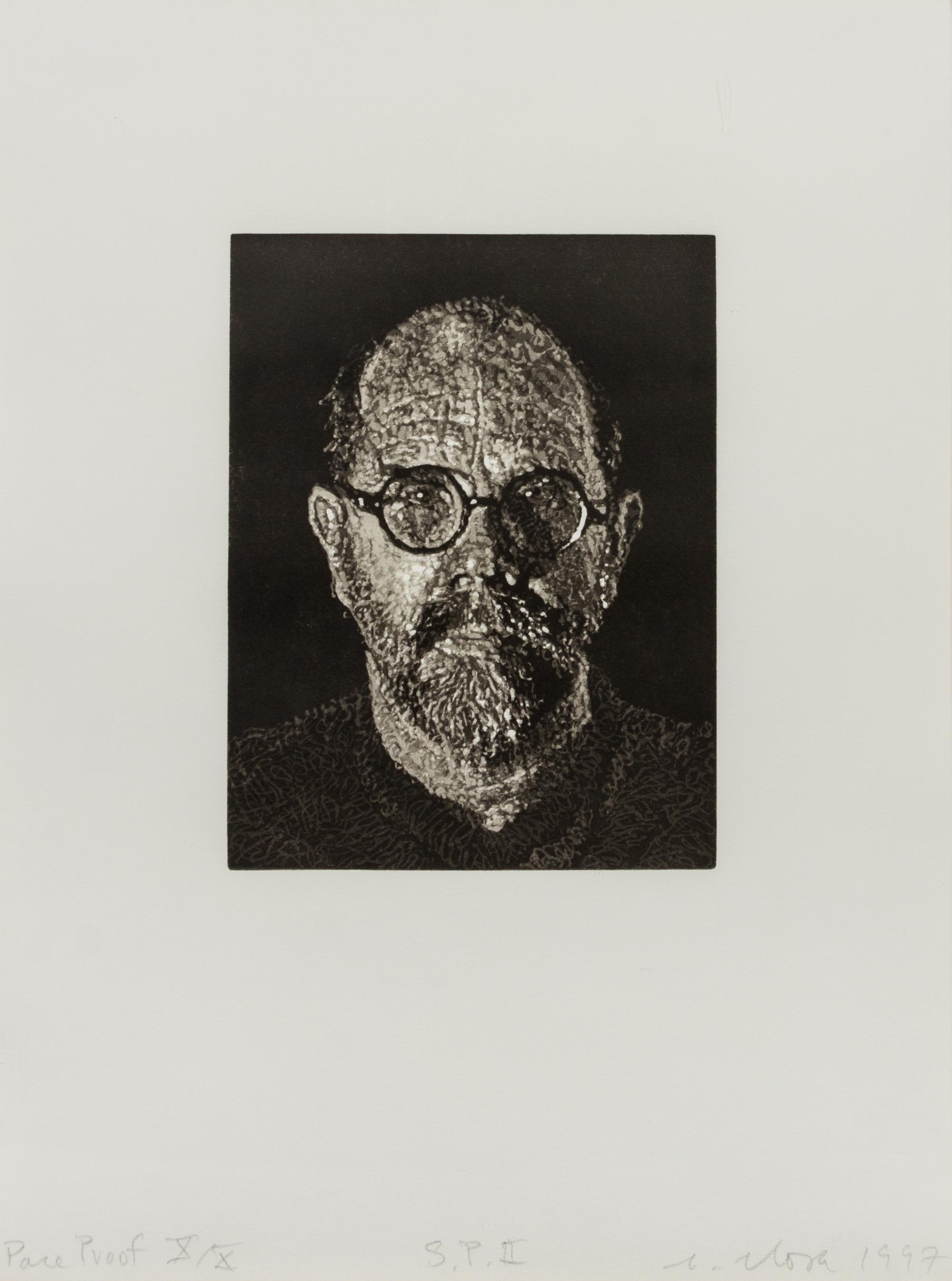 Chuck Close, (American, b. 1940), S.P. II, 1997