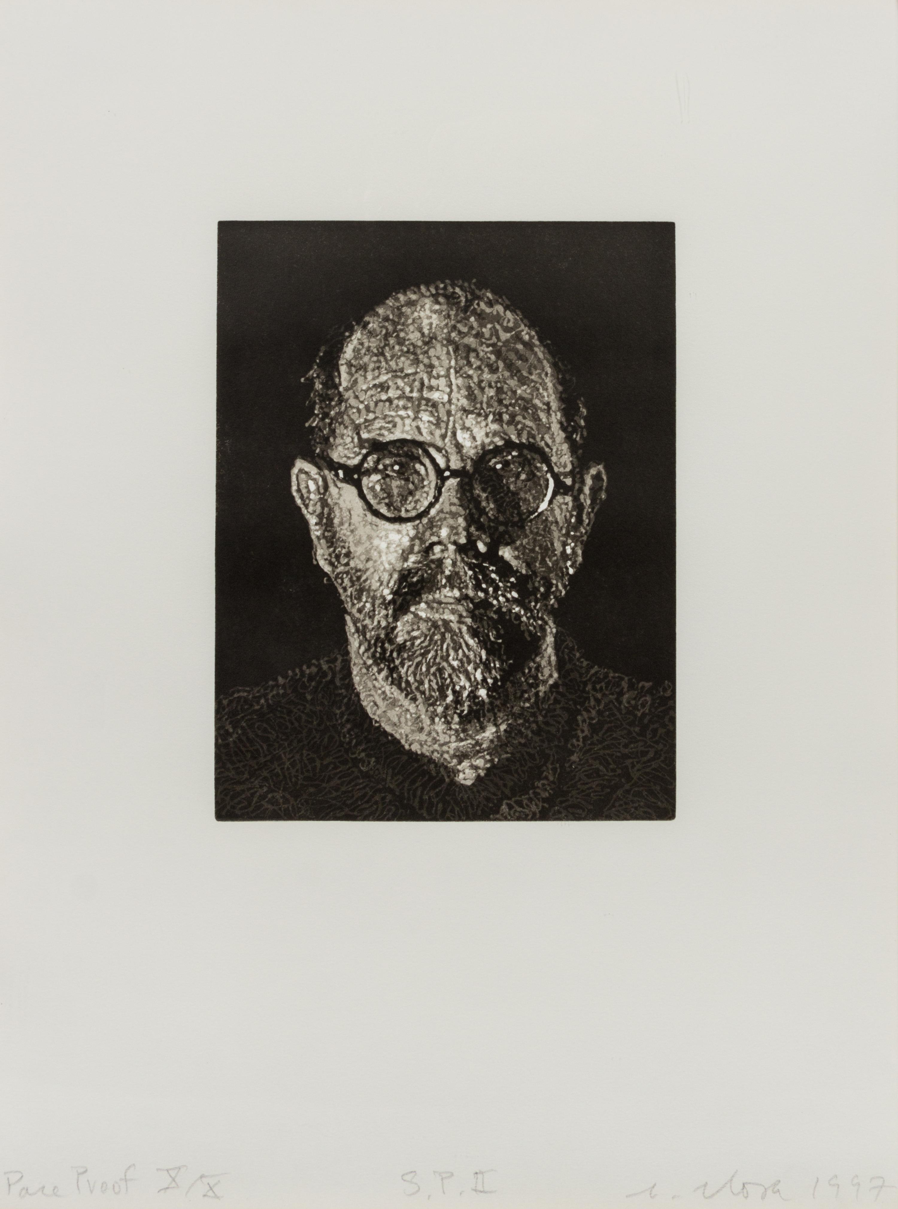 Chuck Close, (American, b. 1940), S.P. II, 1997