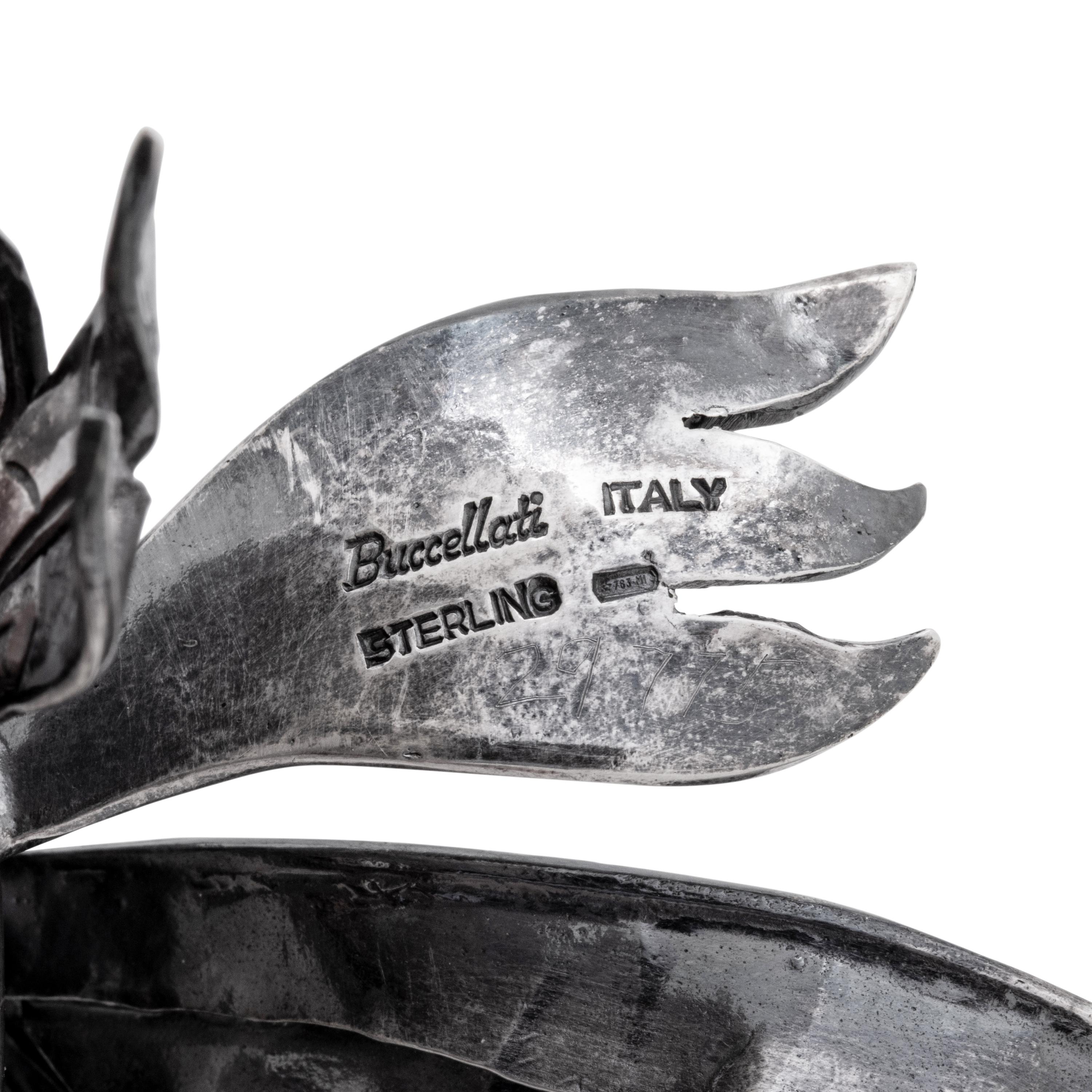 A Buccellati Silver Lionfish Table Ornament