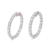 DIAMOND HOOP EARRINGS