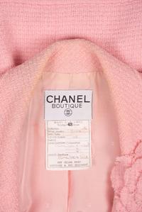 Chanel Pink Double-Breasted Jacket, 1990s