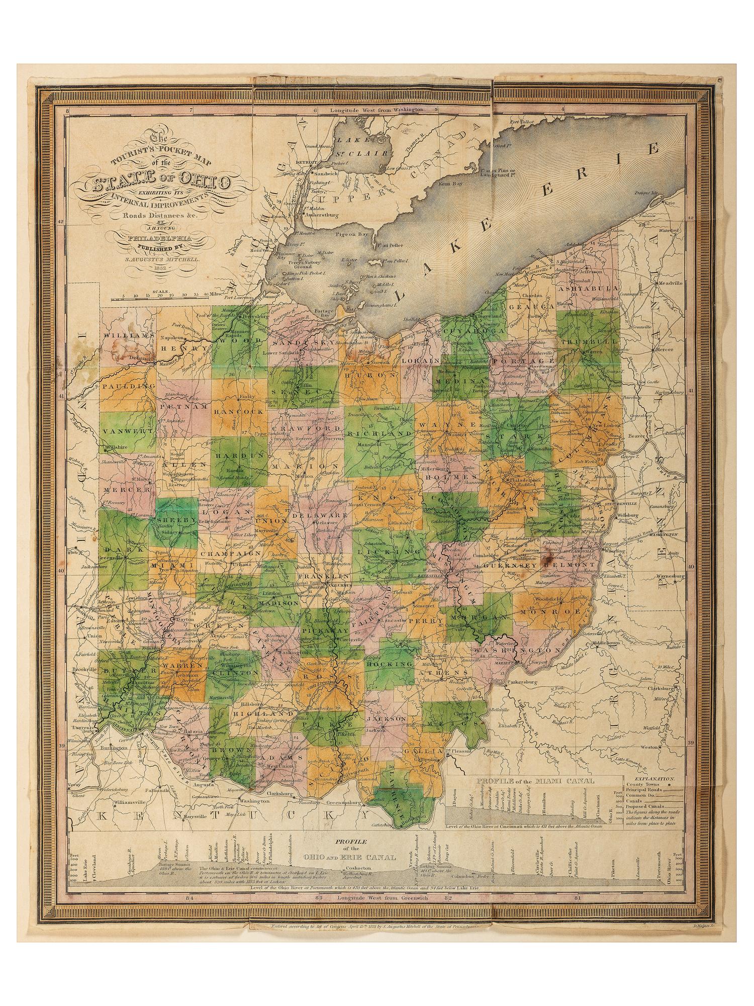 [OHIO]. A group of Ohio-related manuscripts and ephemera, including: