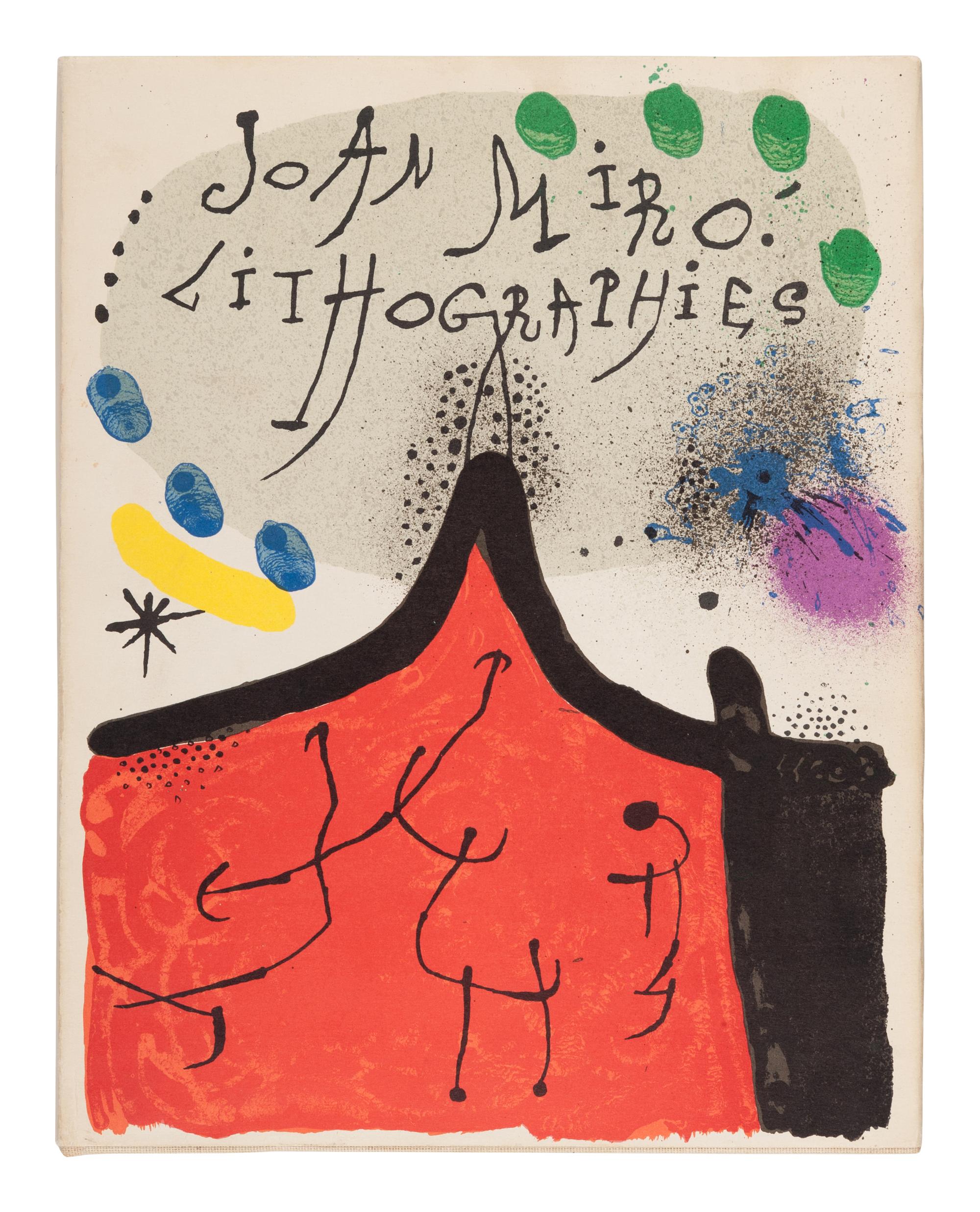 MIRÓ, Joan (1893-1974). Joan Miró. Lithographs. Vol.I: New York: Tudor Publishing Company, 1972 ; Vol.II: New York: Léon Amiel Publisher, 1975 ; Vol.III: Paris: Maeght Éditeur, 1977.