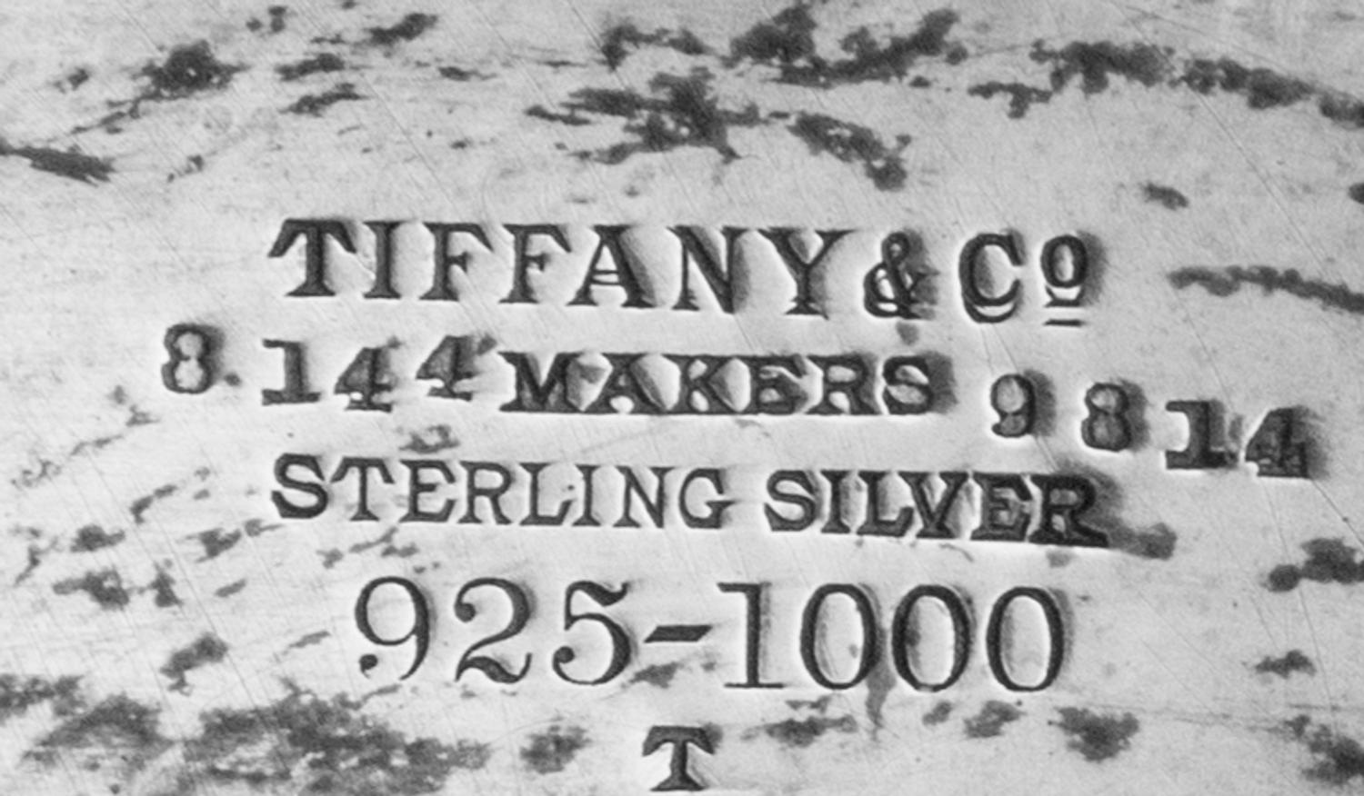 A Pair of American Silver Bowls, Tiffany & Co., New York, NY, each of oval form, the downturned border worked to show grape clusters an