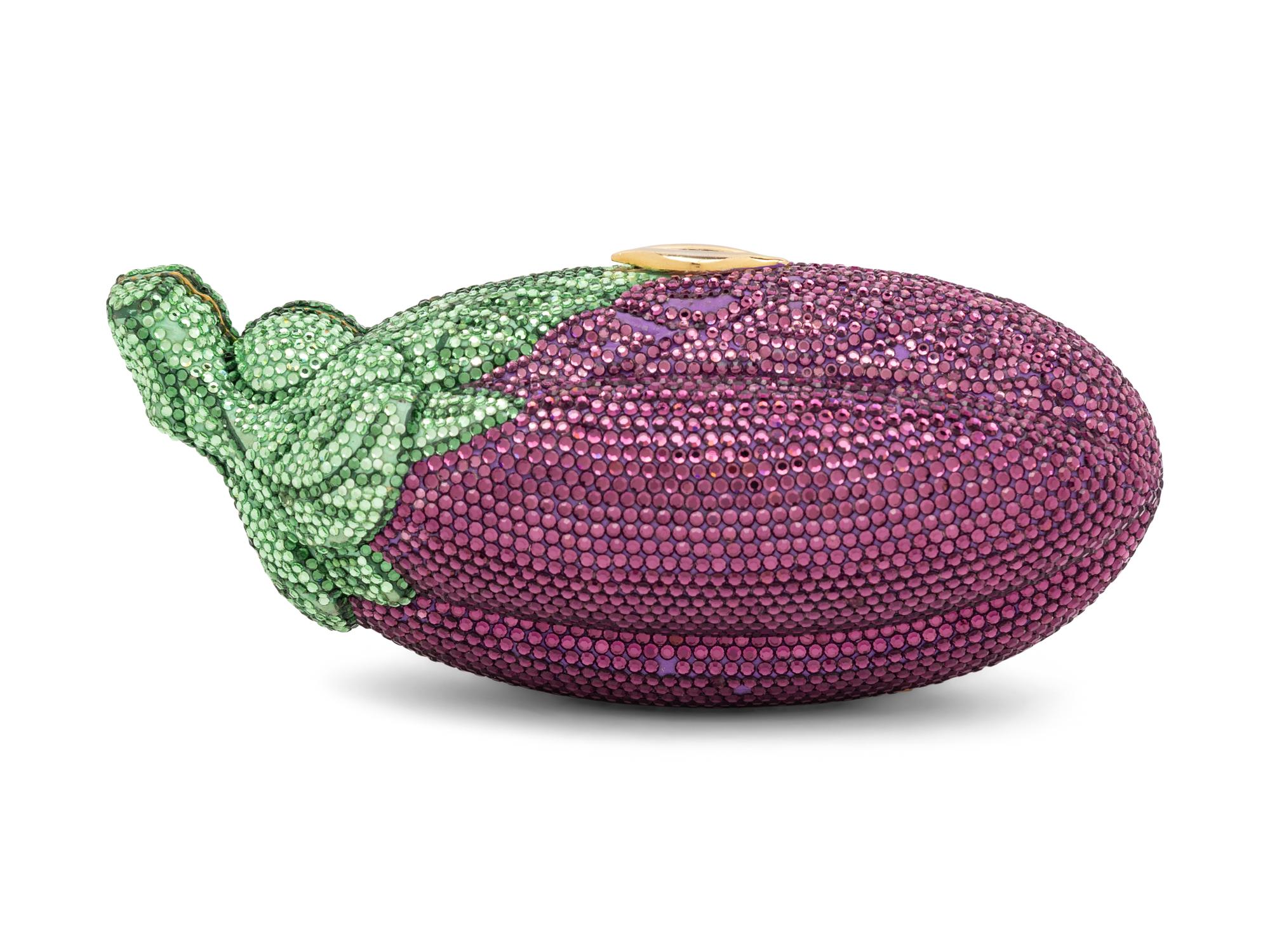 Judith Leiber, Eggplant Miniaudière