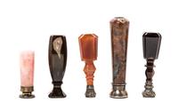 Five Stone Seals, Height of tallest 3 3/4 inches.