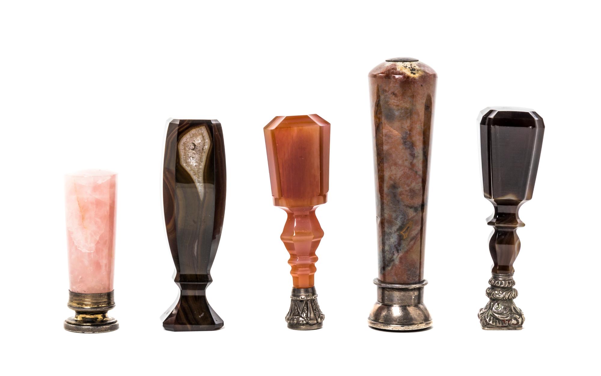 Five Stone Seals, Height of tallest 3 3/4 inches.