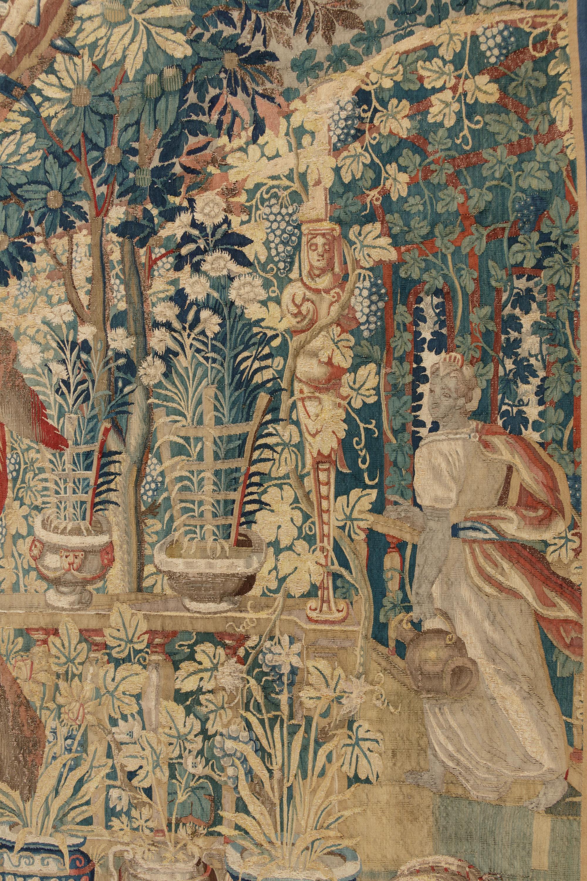 A Continental Wool Tapestry