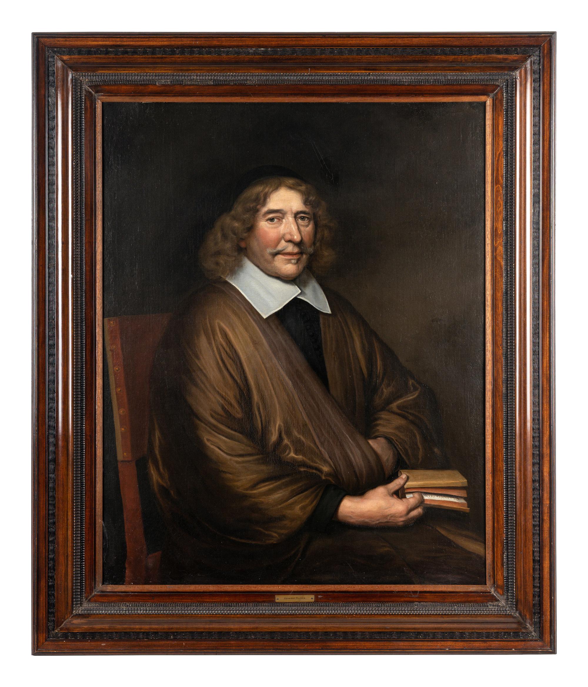 Portrait of a Man Holding a Book