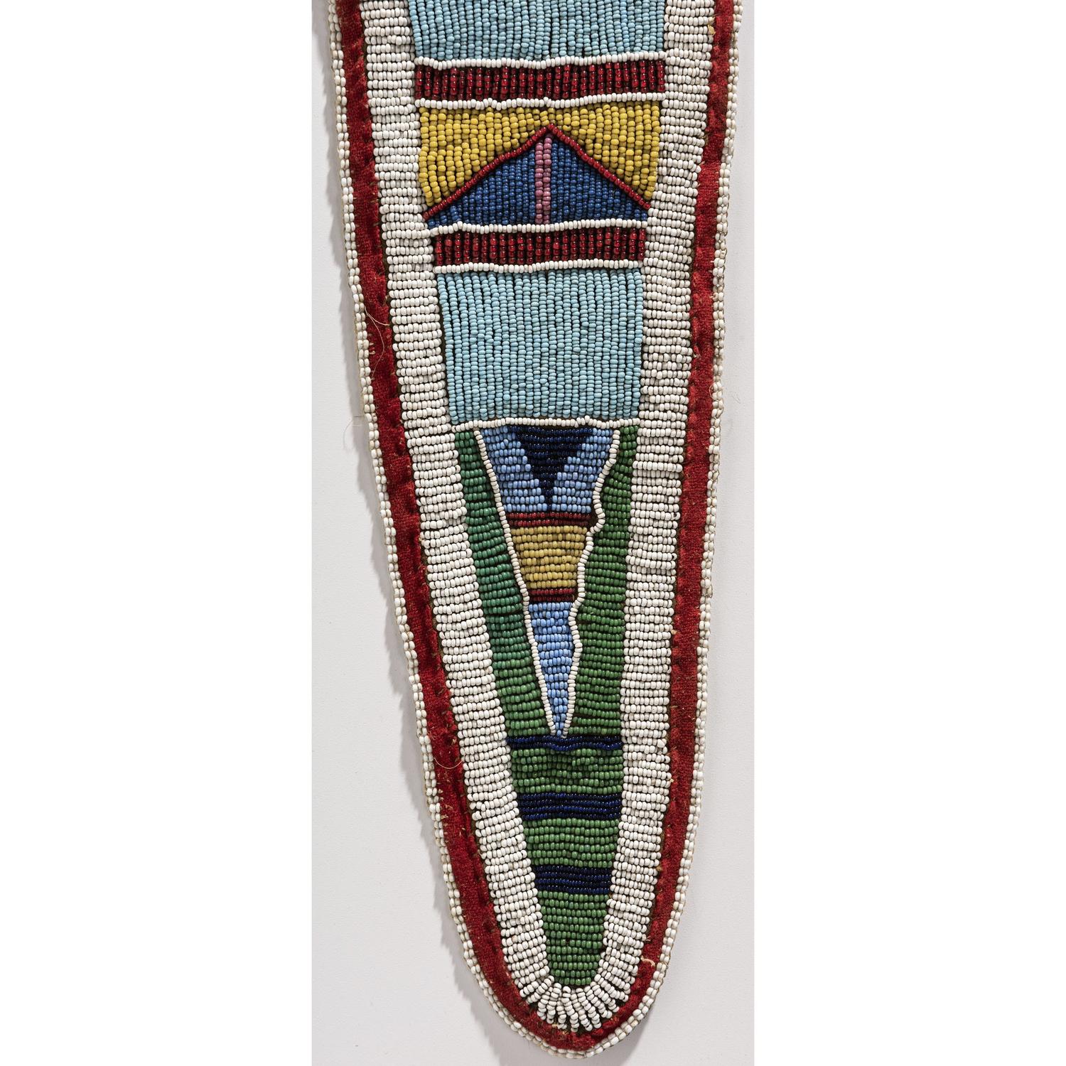 Apsáalooke Beaded Hide Belt Pouch