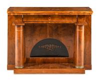 A North German Neoclassical Walnut Console Table