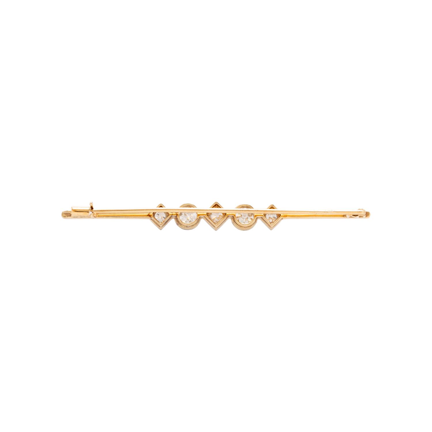 DIAMOND BAR PIN