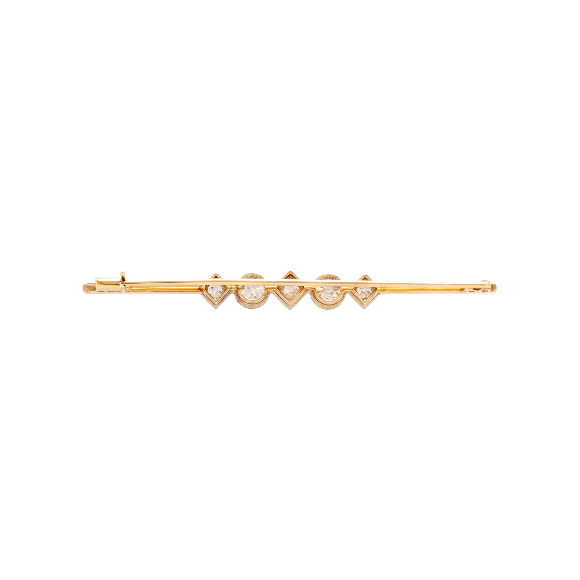 DIAMOND BAR PIN