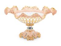 A Paris Porcelain Reticulated Center Bowl