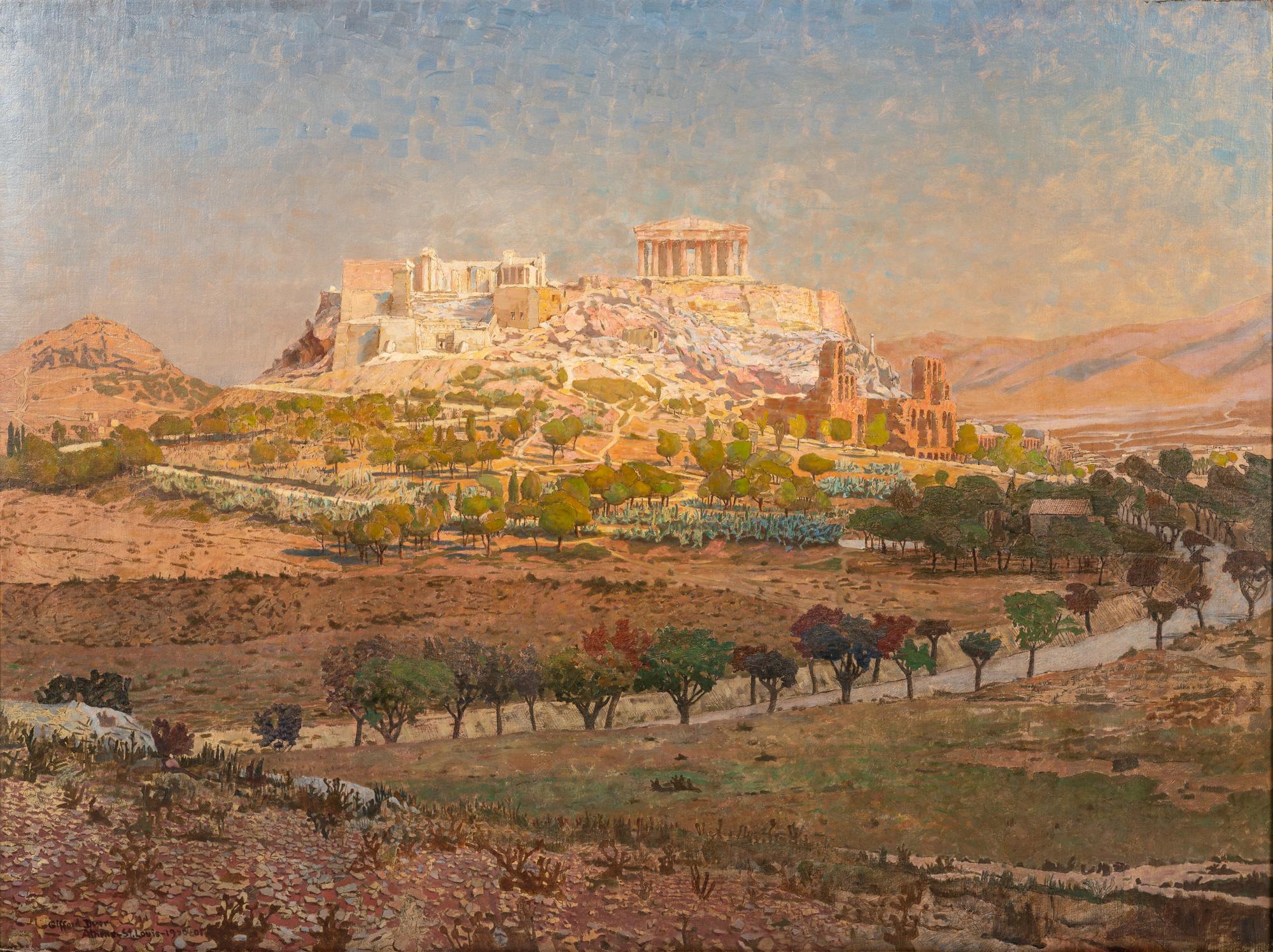 The Acropolis From the Altar of Zeus , c. 1900-01