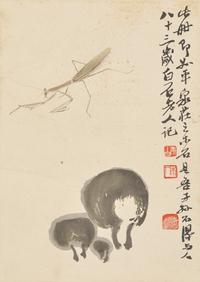Two Qi Biashi Prints (Chinese, 1864-1957) 齊白石（1864-1957）木版水印兩幅
